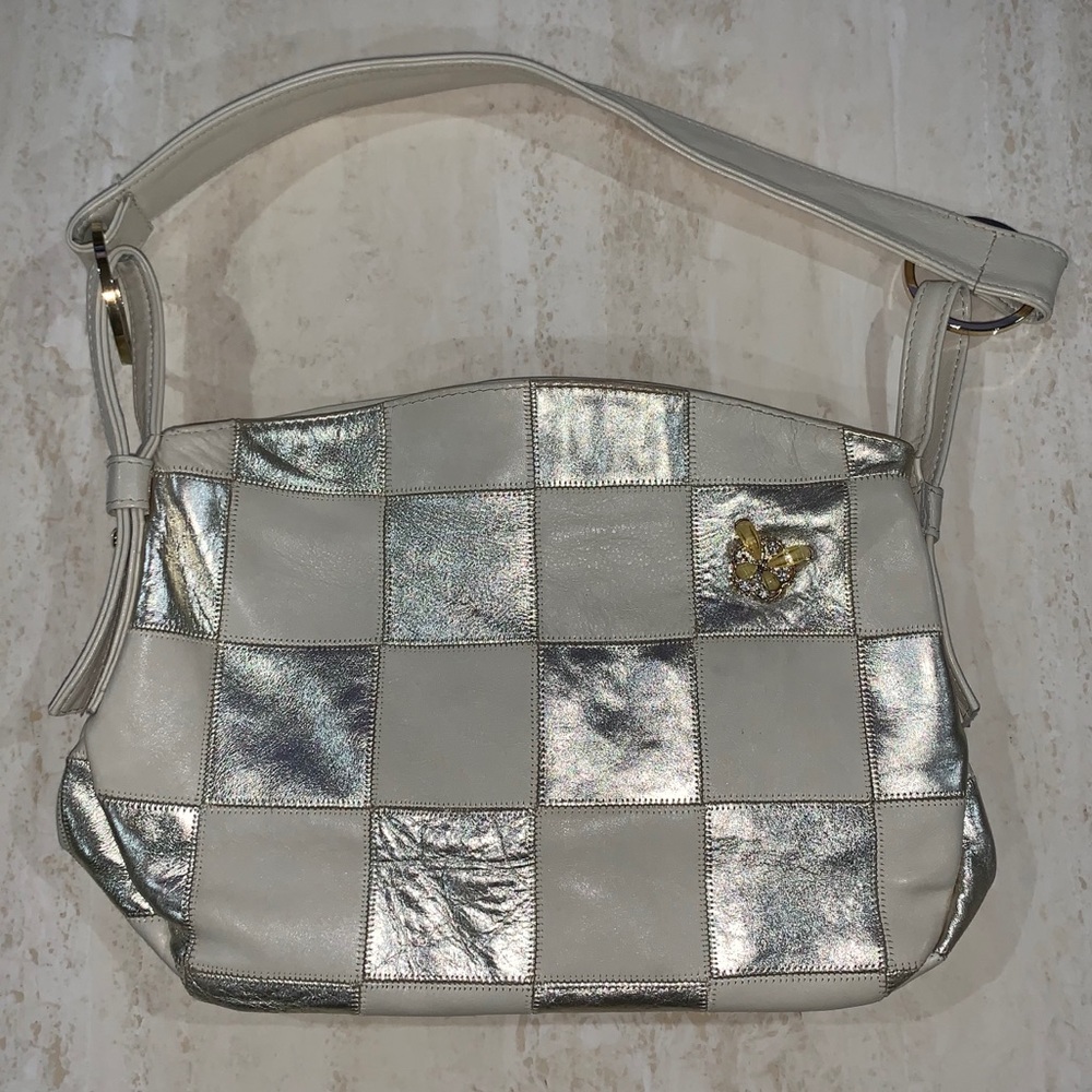 Gorgeous genuine leather 2 color crossbody bag